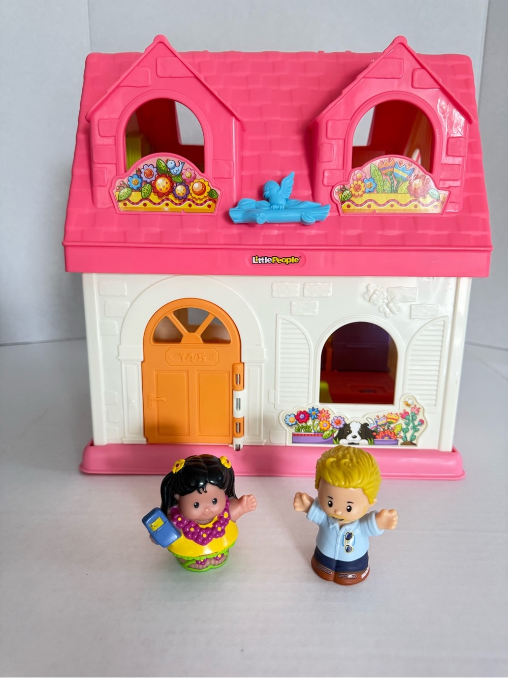 Little People Fisher-Price Surprise & Sounds Home Doll Playset Pretend Play Toy